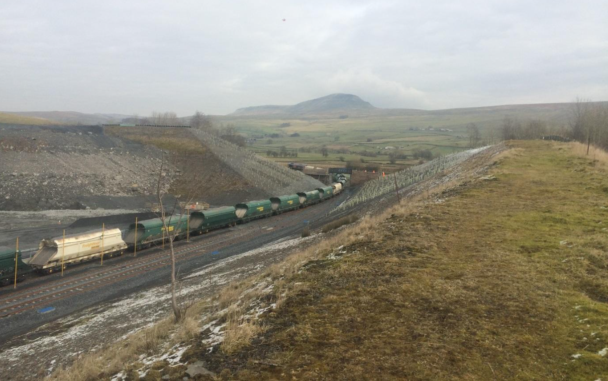 Misting System for new Arcow Quarry railhead near the countryside.  